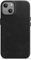 WIIUKA Hülle für iPhone 14, Leder aus Deutschland, Lederhülle extra Dünn, Premium Handyhülle, Case, Qi, Vintage Schwarz