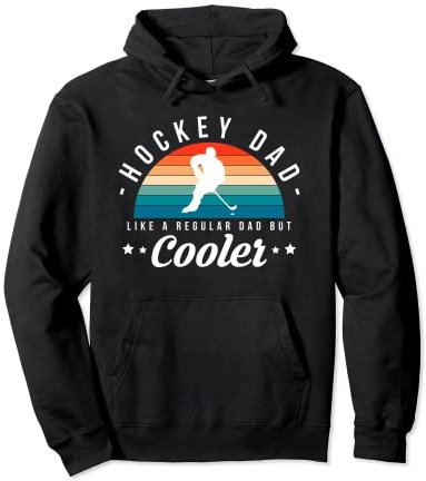 Ice Hockey Dad Eishockey Hockeyschläger Schlittschuhe Puck Pullover Hoodie
