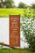 Schild Gartenschild Edelrost Rost zum Einstecken rostige Gartendeko Blumen Blüten Dekoration Beetstecker Gartenstecker (Ein Garten ohne Blumen ist wie ein Leben ohne Liebe)