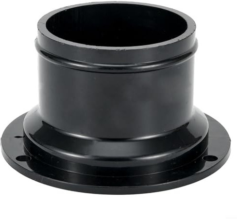 Emiif Gerader Kanalverbinder, Wandflansch, Kunststoffrohrflansch für Lüftungssystem, Lüftungsrohr, Schlauch, Rohr (50 mm)