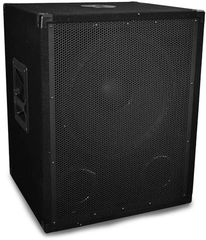 Caisson de basse Subwoofer passif GLEMM SUB3015 PRO 15 / 38cm - 600W - Entrées Speakon/RCA et fiche bananes, Sono DJ