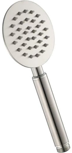 Schläfer 1307510 | Doccetta per Doccia rotonda, Soffione Doccia Ultrasottile, Alta Pressione Universale, Telefono Doccia Venice2 in Acciaio Inox Cromo, Argento