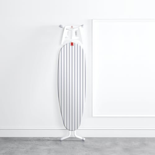 Rayen | Funda Tabla de Planchar Universal | Funda de Planchar Ajuste EasyClip | 3 Capas: Espuma y Tejido 100% Algodón | Muletón | Medida: 130 x 47 cm | Estampado Azul y Blanco