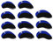 Lufodon Golf Club Covers Protect club head, water proof and dust proof Golf Iron Covers (11pcs in one sale) (blue)