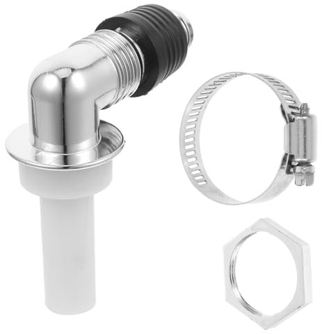 WHAMVOX Washing Machine Drain Hose Adapter with Water Hose Joiner and Odor Proof Cover 1.7cm Diameter Compatible with Dishwashers and Floor Drains