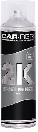 Car-Rep 2K Epoxy Primer Grey 500mL Spray Paint High Adhesion Chemical Resistant