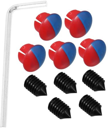 EXCEART 5stücke Teiliges Hahnlochstopfen Rot Und Blau Universelle Abdeckung Für Küchen Badezimmerhähne Mit Heißer Und Kalter Wasseranzeige Einfache Installation Und Kompatibel Mit Meisten Armaturen