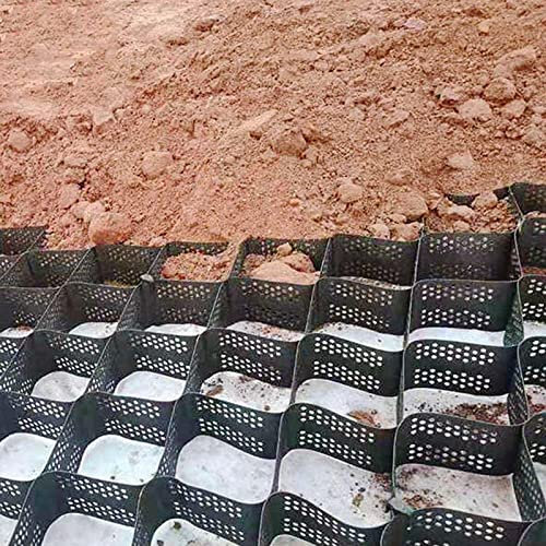 Stabilisierungsmatte aus Kies, wasserdurchlässig, robust, für Einfahrten, Parkplätze und Gehwege, 1 x 1 m (Farbe: Breite x Länge)