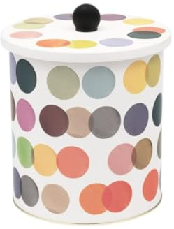 Emma Bridgewater Colour Palette Biscuit Barrel, Spongeware Design, 20.5 x 15.5 cm, Multicolor, Metal, Storage Container, Kitchen Storage