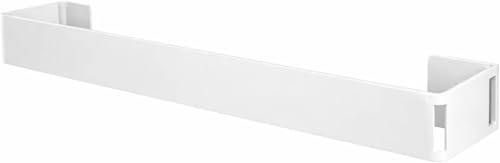 Radius PURORAGGIO Handtuchhalter XXL ohne Bohren – extra breiter Handtuchhalter aus Aluminium – Selbstklebende Handtuchstange für Bade- & Duschtücher – modernes Badaccessoire (Weiß)