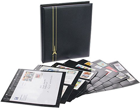 Album für Briefmarken mit 10 Blatt mit 6 Streifen 7776