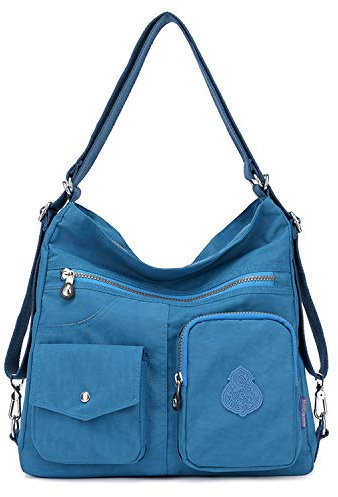 Outreo Kuriertasche Damen Schultertasche Umhängetasche Handtasche Designer Strandtasche Wasserdichte Messenger Bag Rucksäcke Sporttasche Taschen für Mädchen Reisetasche Nylon