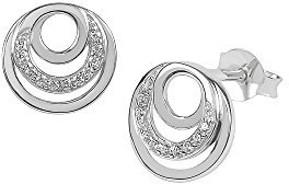 DOOSTI Damen Ohrstecker 925 Silber rhodiniert
