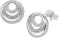 DOOSTI Damen Ohrstecker 925 Silber rhodiniert