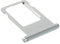 jbTec SIM-Tray/SD-Card kompatibel mit Apple iPhone 6 - Kartenhalter Single Slot Schlitten Rahmen Holder, Farbe:Silber