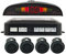DRIWEI KIT 4 SENSORI PARCHEGGIO NERI DISPLAY LED CICALINO ACUSTICO DR PCL-6082