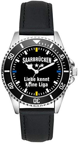 KIESENBERG Saarbrücken Geschenk Artikel Idee Fan Uhr L-2557