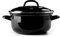 BK Indigo Cacerola Tradicional Holandesa con Esmalte Alemán y Tapa con Revestimiento Cerámico Antiadherente sin PFAS, 22 cm/3,3 Litros, Inducción, Apta para Lavavajillas y Horno, Negra