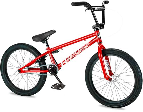 Eastern Bikes Paydirt 20-Zoll BMX-Fahrrad, Rahmen aus hochfestem Stahl (Rot)