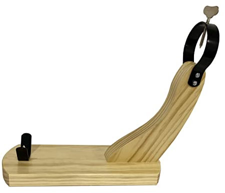 Lepanto Jamonero o Soporte para Jamón Modelo HUELVA Color Natural Ideal para Cortar jamón Fácil - LepantoHouse
