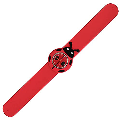RUSTOO Montres-Bracelets de Dessin animé,Montre pour Enfants, Montre de Sport 3D Animal Slap, Montre à Quartz en Silicone, Bracelet de Montre à Serrage Automatique pour Enfants, Longueur 23 cm