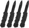 JOLLYSTYLE 4 coltelli retrattili falsi – Halloween Prop Plastic Trick Disappear Blade Switchblade Daga