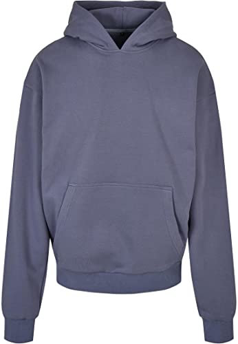 Build Your Brand Herren Kapuzenpullover Ultra Heavy Hoody, Farbe vintageblue, Größe 4XL