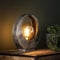famlights Industrie Tischlampe Lorena Vintage Look/Steampunk Metallgestell Tischleuchte Tischlampe E27 / Nachttischlampe Vintage Metall Wohnzimmerlampe Landhaus Industrial Schlafzimmer Wohnzimmer