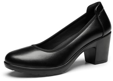 DREAM PAIRS Femmes Escarpins Chaussures à Talon Haut Chaussures Classiques pour Dame Mariage Bureau Noir SDPU2230W-E Taille 42 (EUR)