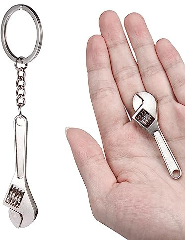 ORUZA 2.55Inch Mini Adjustable Wrench, Multifuction Spanner, Small Wrench Repair Tools for Industry and Auto Repair (65mm Silver)