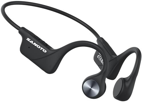 Monodeal bone conduction headphones, Bluetooth 5.3 Open Ear Headphones Wireless Sport Headset IPX5 Waterproof Dustproof Headphones Long Battery Life Earphones for Runners Fitness Cycling
