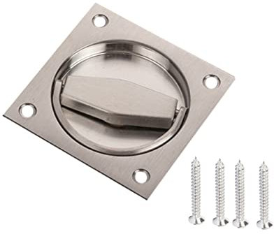 Housoutil Runder Griff Schubladengriff 1 Satz Schublade Zieht Türgriffe Tür Schublade Rostfreier Türgriff Türschnalle Bündig Ziehen Quadrat Schrank Ziehen Türknauf Stainless Steel