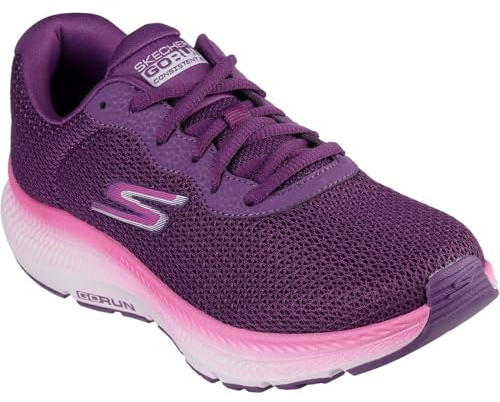 Skechers Damen Go Run Consistent 2.0 Sneaker, violett, 38 EU