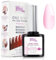 One Step Gellack Nagellack UV/LED One Step 12 ml - Hell Milchiges Zartes Rosa - Gellack Nagellack Für Nägel Mit oder Ohne Basis und Top Coat