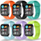 ASDONAL 6 Piezas Correas Compatible con Redmi Watch 3 Active, Correa de Recambio para Xiaomi Watch 3 Active, Pulseras Xiaomi Redmi Watch 3 Active Hechas de TPU, Longitud Ajustable (6 Colores)