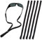 PLABBDPL - correas para gafas deportivas, 5 pcs correas ajustables para gafas, correa flotante para gafas de sol con hebilla, cordón antideslizante para gafas para mujeres, hombres y niños, negro