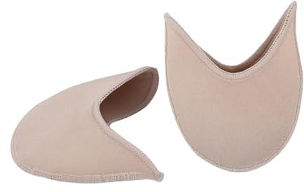 minkissy Zehenschutz Fußpflege Halbpolster Gel Einlegesohlen Elastisch Hautfarben Für Ballettschuhe Spitzenschuhe Schuheinlagen Polster Schutz Tanz Performance