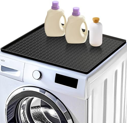 Waschmaschinenbezug Silikon Antirutschmatte, Rutschfest Waschmaschinenauflage, 60x60cm Waschmaschine Küchen Arbeitsplatte Trockner Top Protector Matte, Für Waschmaschine, Trockner, Küchen, Haustiere