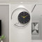 GERHWASH Moderne Wanduhr 52x52cm - Schlichtes Metall Design, Schwarz wanduhr ohne tickgeräusche für Wohnzimmer & Büro - Geräuschlose Zeitanzeige mit Präzisionsquartzwerk