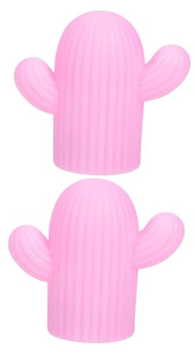 HOMSFOU 2piezas Lámpara De Noche De Cactus Luz De Para Dormitorio De Decoración De Escritorio Iluminación Bebés