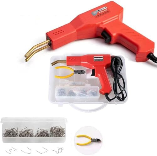 enjoydeal Plastic Welding Kit,50W Plastic Welding Machine Car Bumper Repair Kit,with 200PCS Hot Staples for Most Plastic Repair