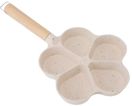 Cocoarm Pfannkuchenpfanne, Blumenform Multi-Tasse-Eier-Pfanne, Nicht-Stick-Pfanne Zum Frühstück, Ideal für die Kochen der Familie