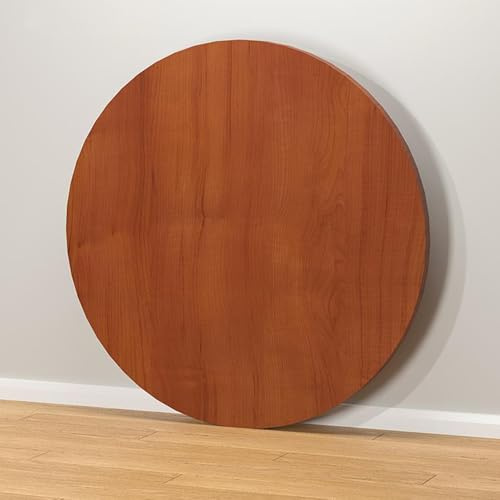 Tqertrtfxa Drehtablett mit Marmorstruktur,Drehbares Serviertablett für Küchentische,Runde Tischplatte Massivholzplatte Stehtisch Rundtischplatte Tisch Schachzimmertisch Stehtischplatte(C,80cm/31.5in)