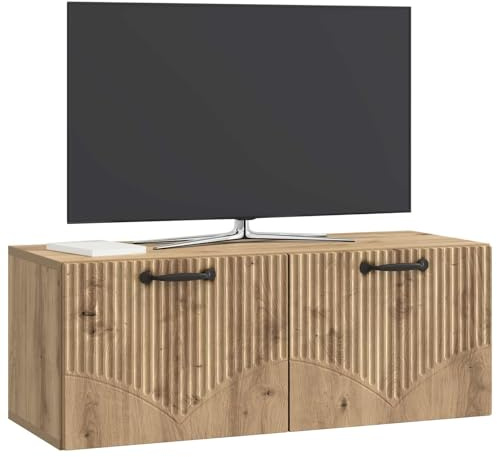 vidaXL Wandmontierter TV-Schrank Artisan-Eiche 78,5 x 31 x 30 cm, Moderner Wohnbereich, Rechteckiger Wandschrank, Viel Stauraum, Schlichtes Design für die Haushaltsorganisation