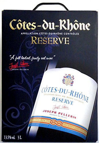 4x COTES DU RHONE RESERVE JOSEPH PELLERIN BAG IN BOX 3L Incl. Goodie von Flensburger Handel