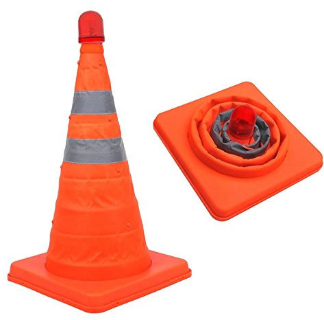 Générique - Cone Warndreieck Faltbar mit LED – Verkehrssicherheit – 467
