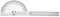 Winkelmesser, 0–180 Grad, Edelstahl, Gradmesser, Drehwinkelmesser mit Schwenkarm für Schüler, Architekturdesign, Tischlerei