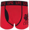 Liverpool FC - Herren Premium-Boxershorts mit Vereinswappen - Offizielles Merchandise - Geschenk für Fußballfans - Rot - 1 Stück - L