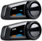 Fodsports FX6 Intercom Moto, 6 Voies Intercom Moto pour 6 Casques avec Radio FM, Main Libre, 1000 m Oreillette Bluetooth Casque pour Motocyclette/ATV