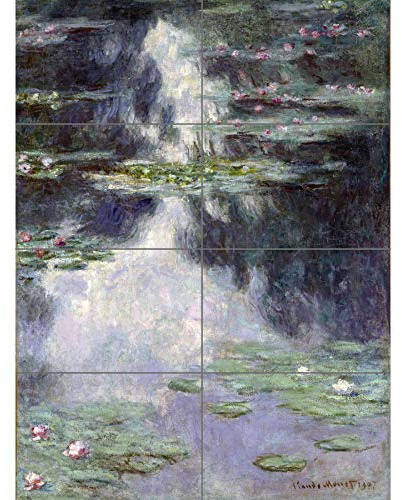 Artery8 Claude Monet Teich mit Seerosen Großer mehrteiliger Druck